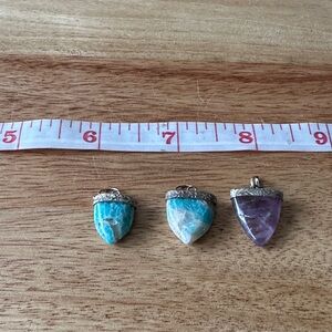 Set of three pendants